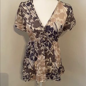 BCBGMAXAZRIA silk top